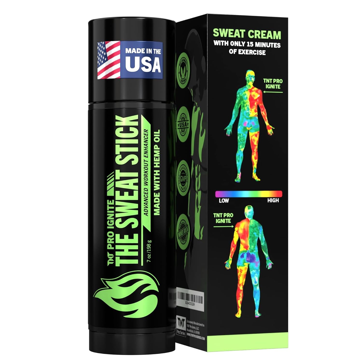 TNT Pro Ignite Sweat Cream Stick, Pre-Workout Cream Is Helpful as a Hot Cream, Sweat Gel