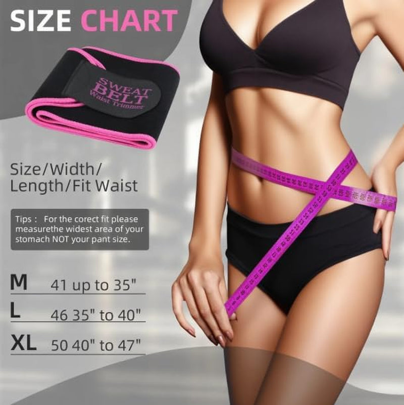 Waist Trainer for Women Lower Belly Fat, Waist Sweat Band for Women, Belly Band Sweat Belt, Stomach Wrap, Body Shaper
