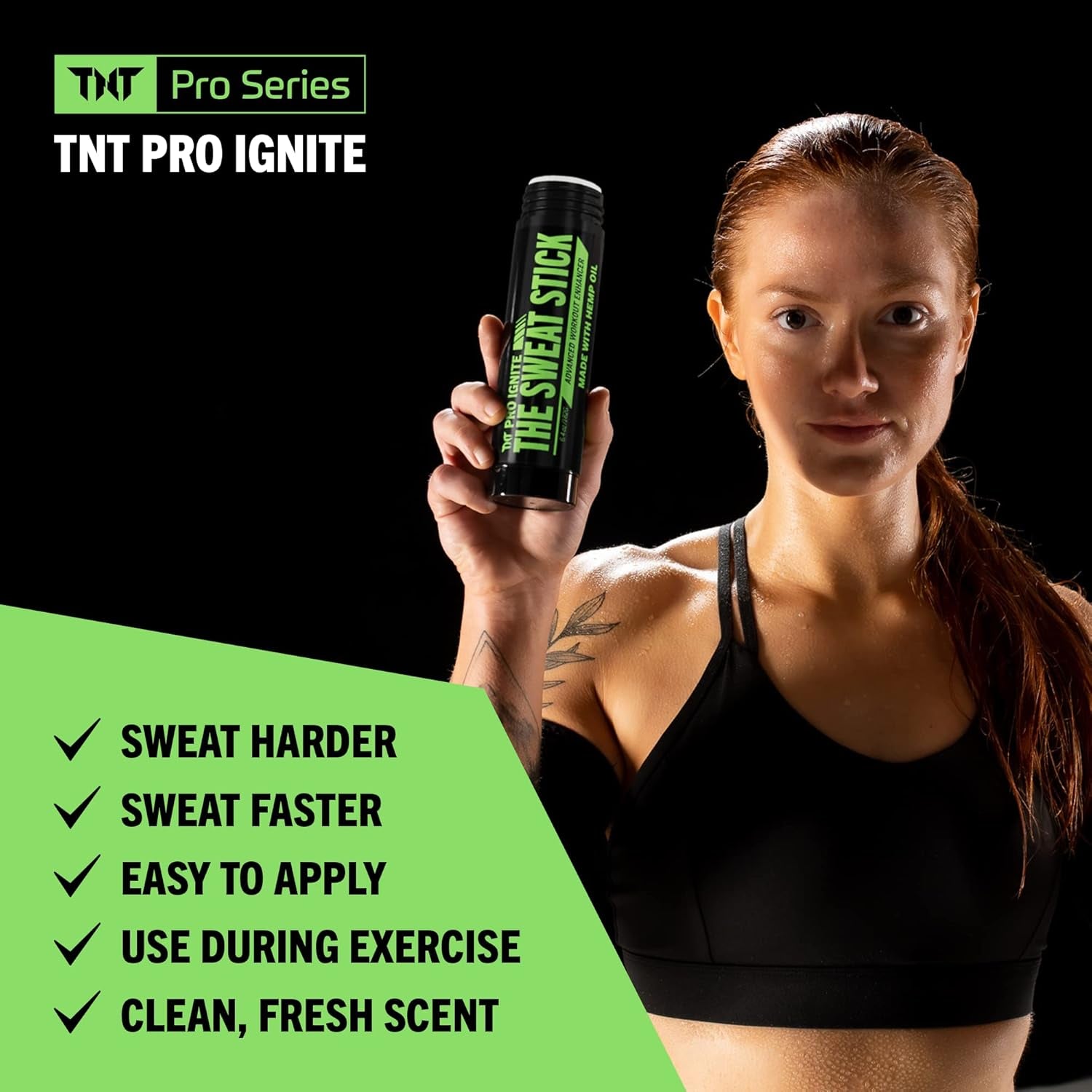TNT Pro Ignite Sweat Cream Stick, Pre-Workout Cream Is Helpful as a Hot Cream, Sweat Gel